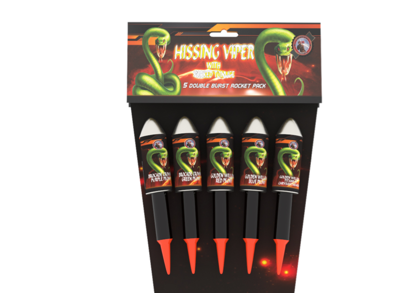 Hissing Vipers With Forked Tongues product image